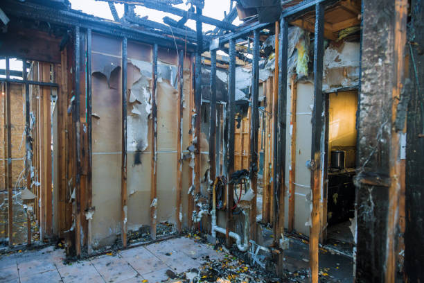 Professional Fire Damage Repair technician working in Ogdensburg, NY